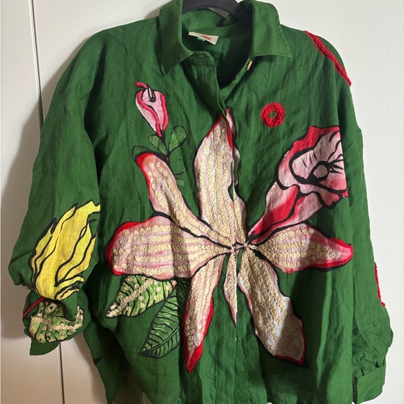 Farm Rio Pollen Shirt - Picture 3 of 7